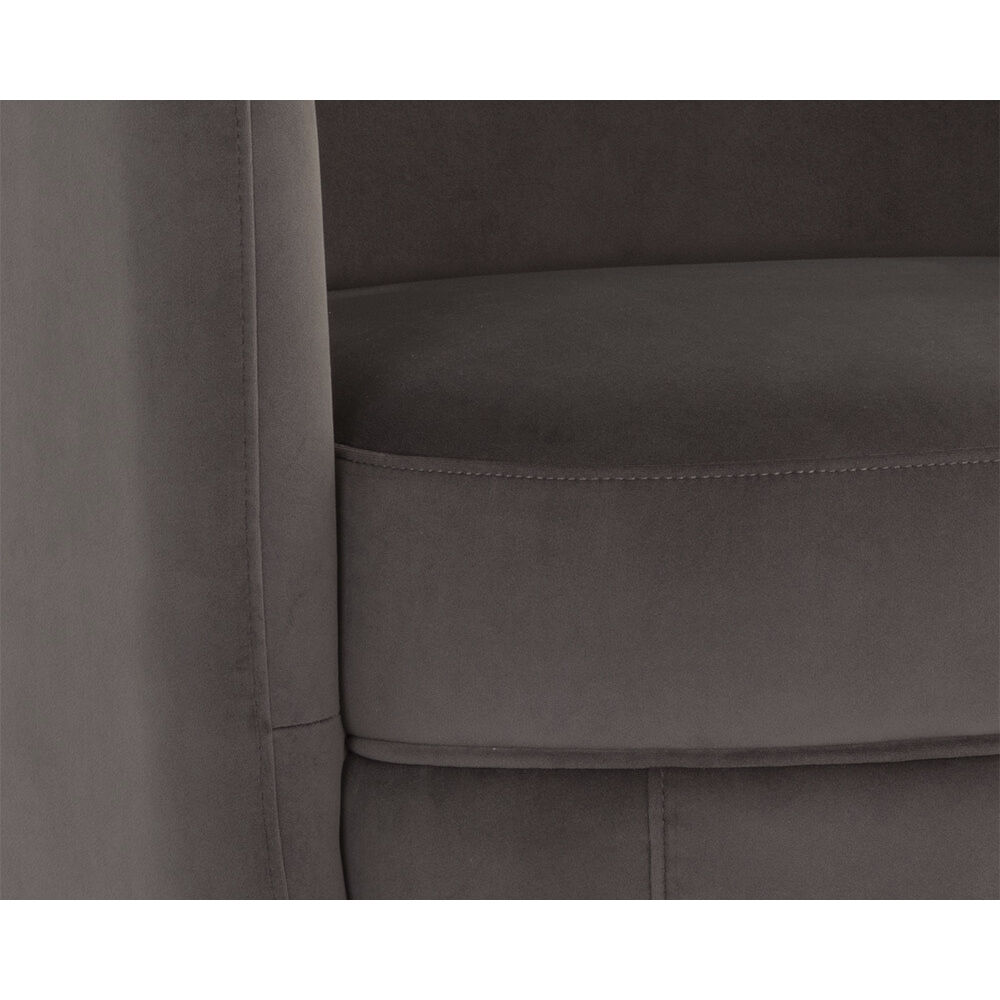 Gilley Meg Ash Swivel Lounge Chair, Swivel